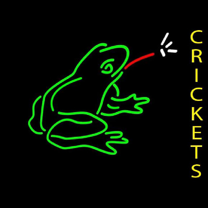 Crickets With Logo Neonreclame