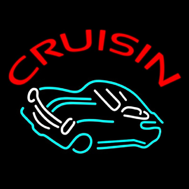 Crusin Car Logo Neonreclame