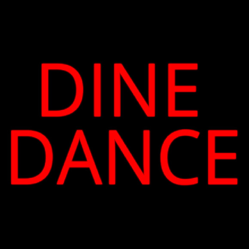 Dine Dance Neonreclame