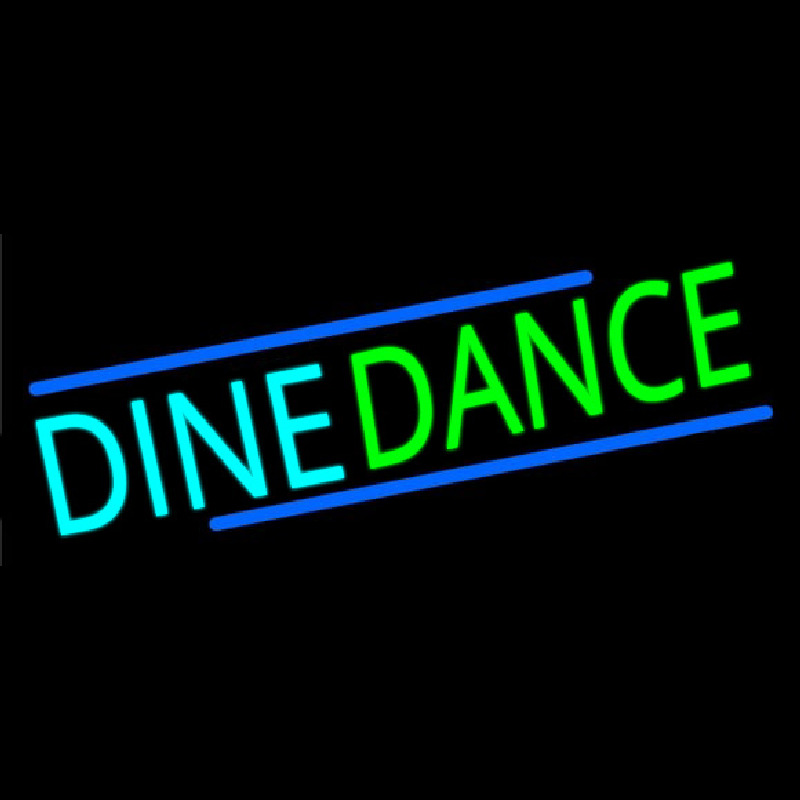 Dine Dance Neonreclame