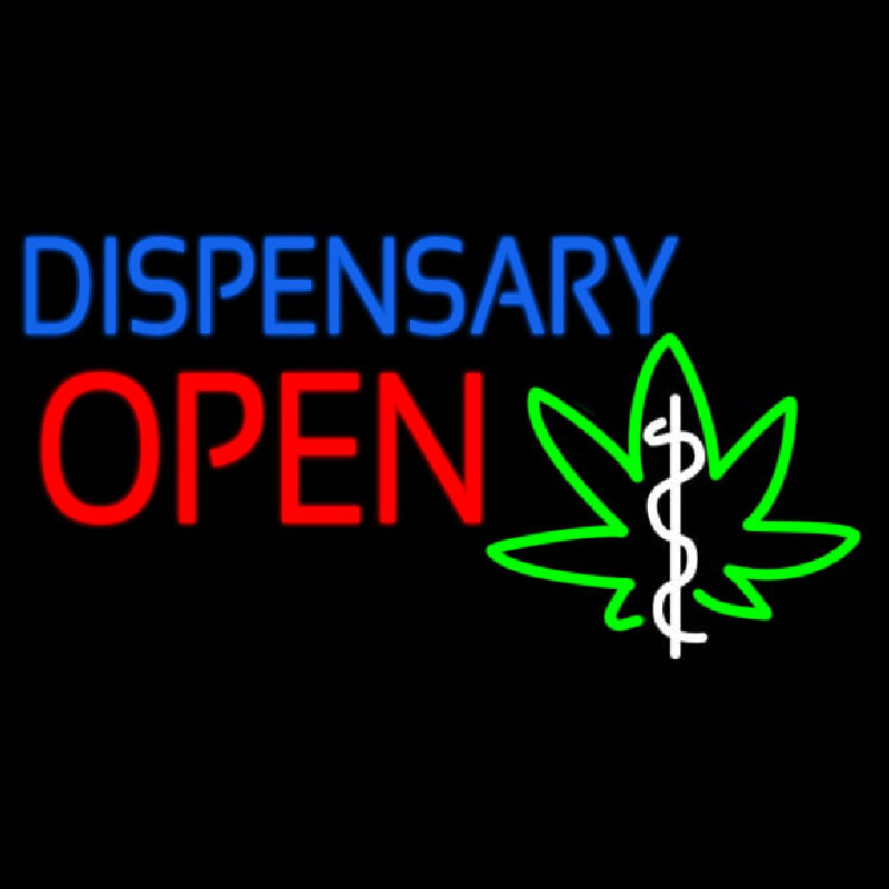 Dispensary Open Neonreclame