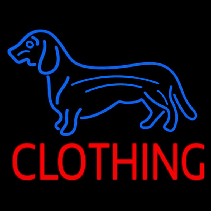 Dog Clothing Neonreclame