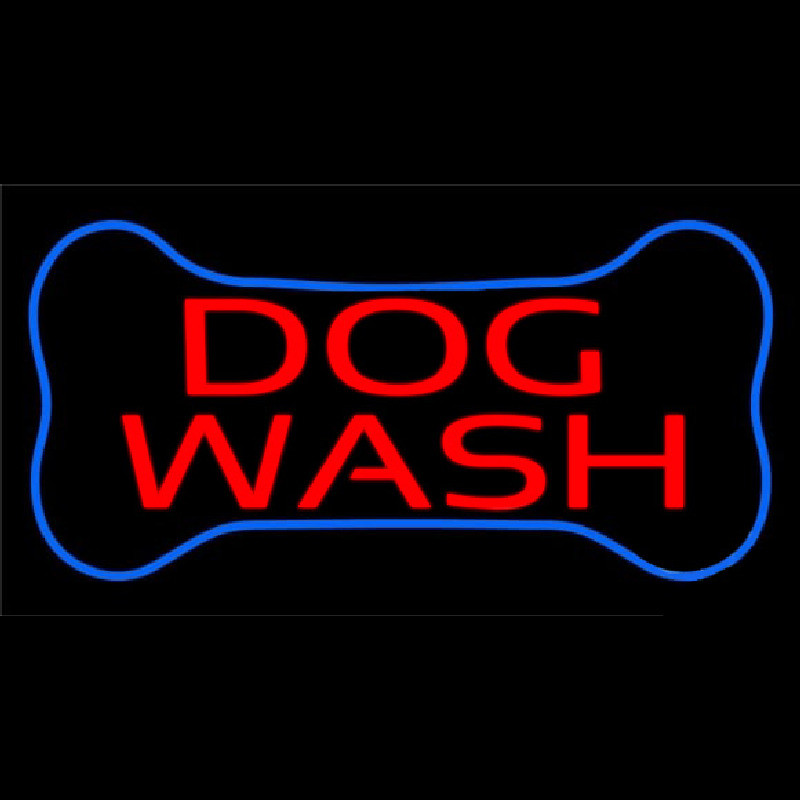 Dog Wash Block Neonreclame