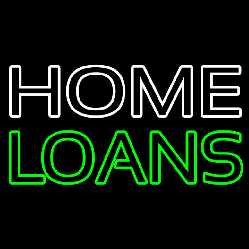 Double Stroke Home Loans Neonreclame