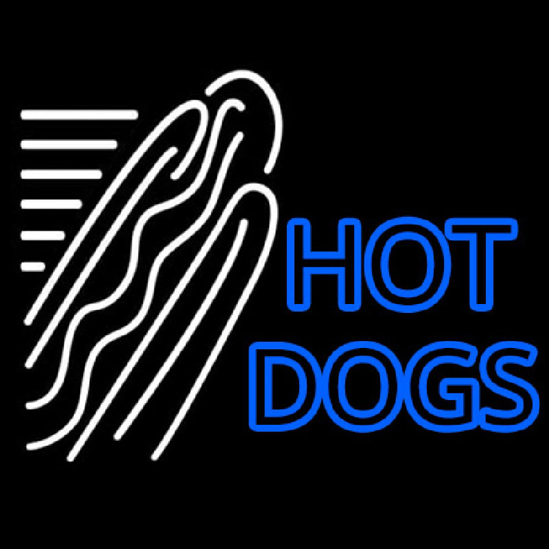 Double Stroke Hot Dogs Neonreclame