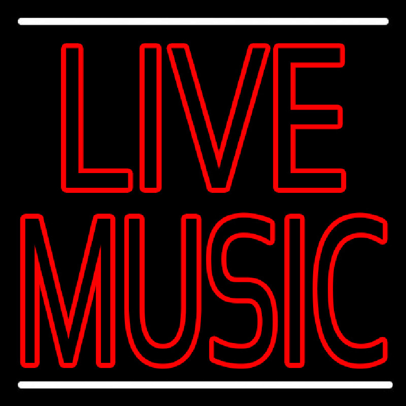 Double Stroke Live Music 2 Neonreclame