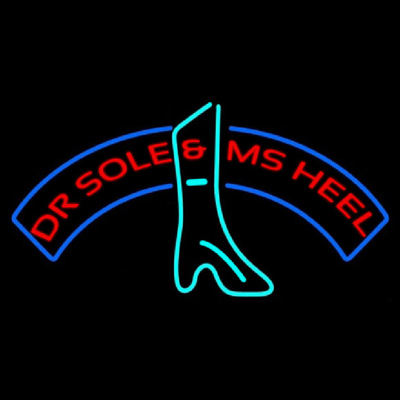 Dr Sole And Ms Heel Neonreclame