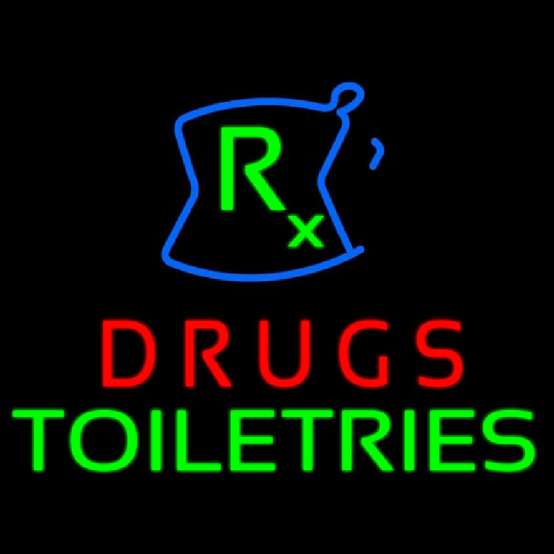 Drugs Toiletries R  Neonreclame