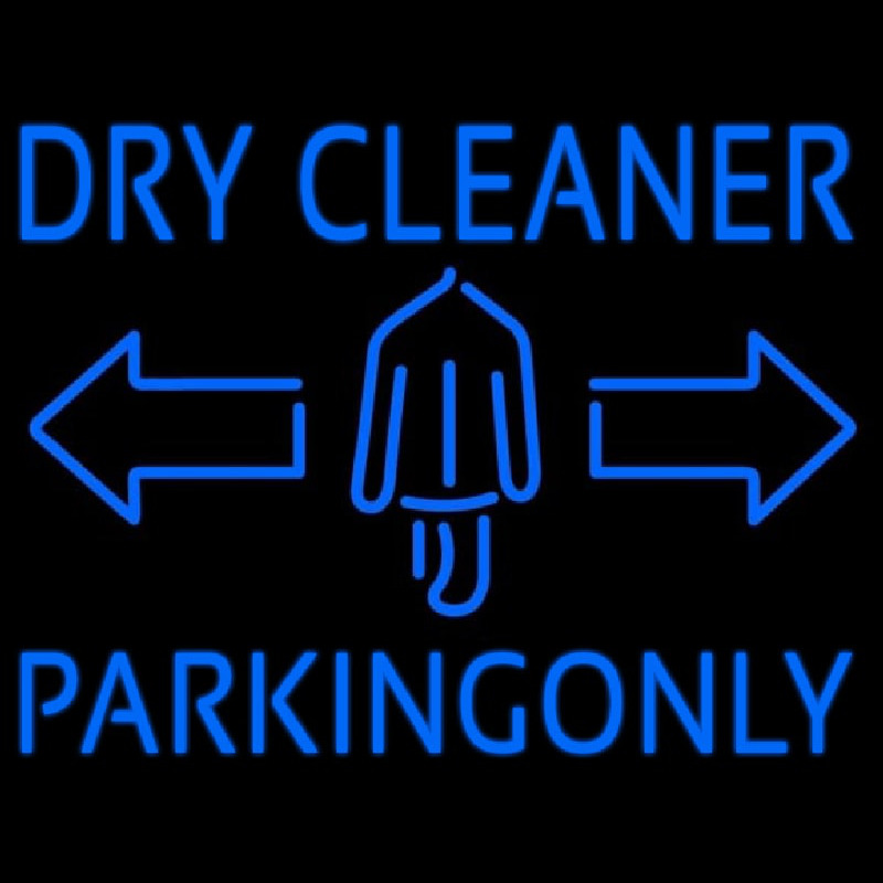 Dry Cleaner Parking Only Neonreclame