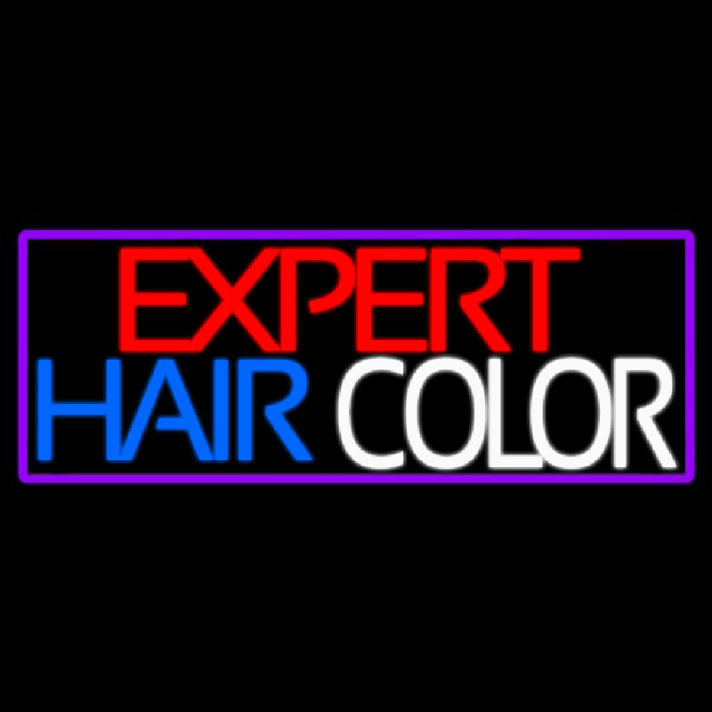 E pert Hair Color Neonreclame