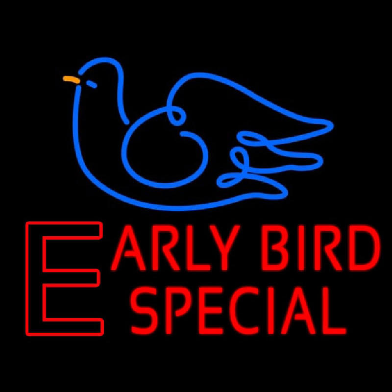 Early Bird Special Neonreclame