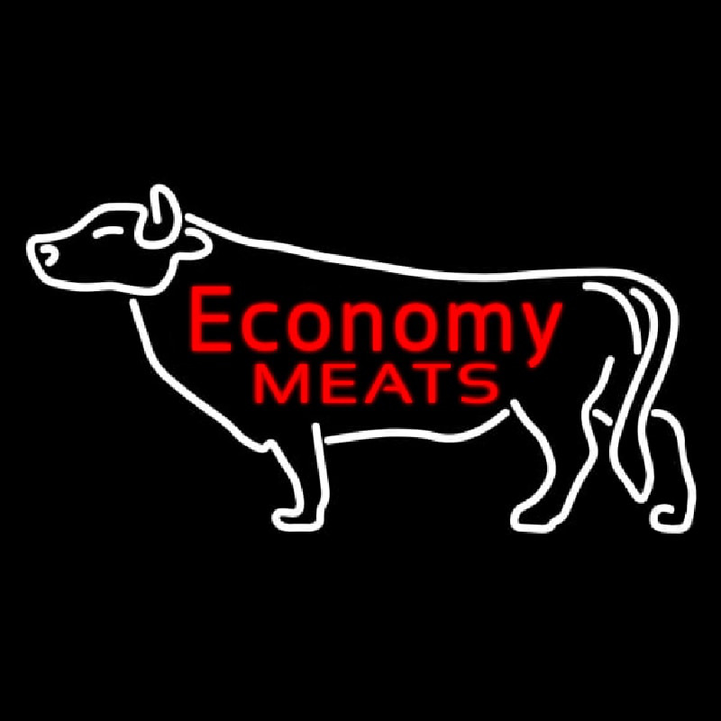 Economy Meats Neonreclame