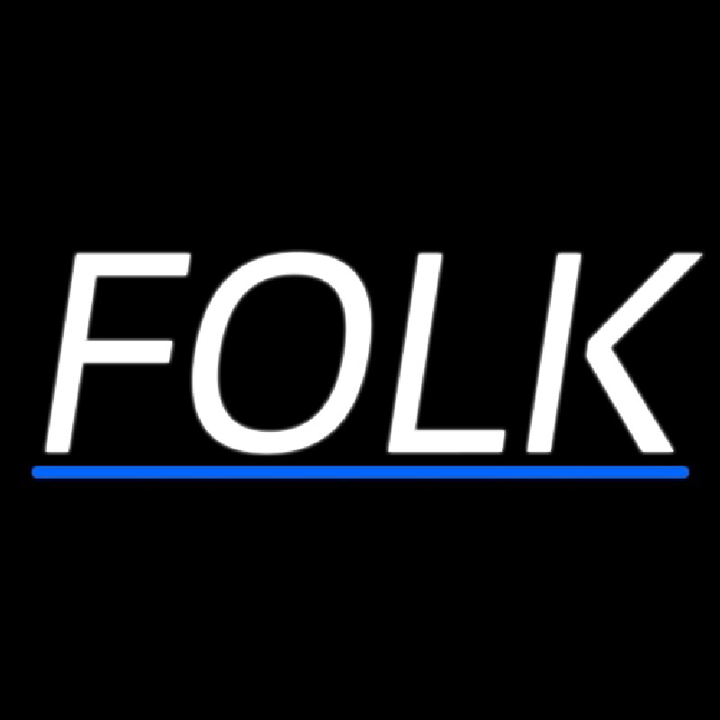 Folk Music 2 Neonreclame