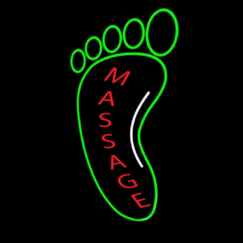 Foot Massage Logo Neonreclame