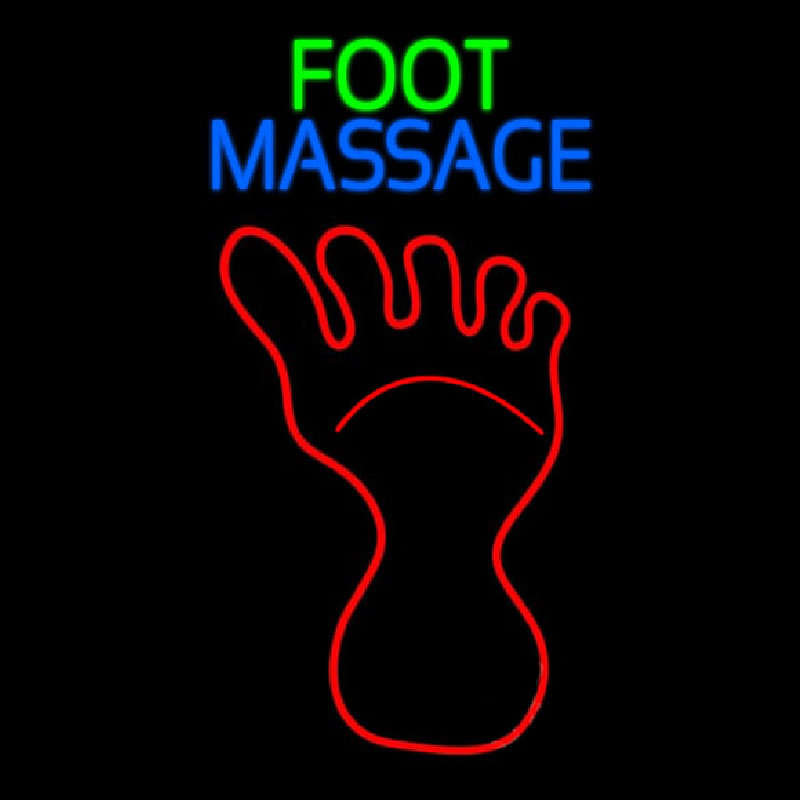 Foot Massage Neonreclame