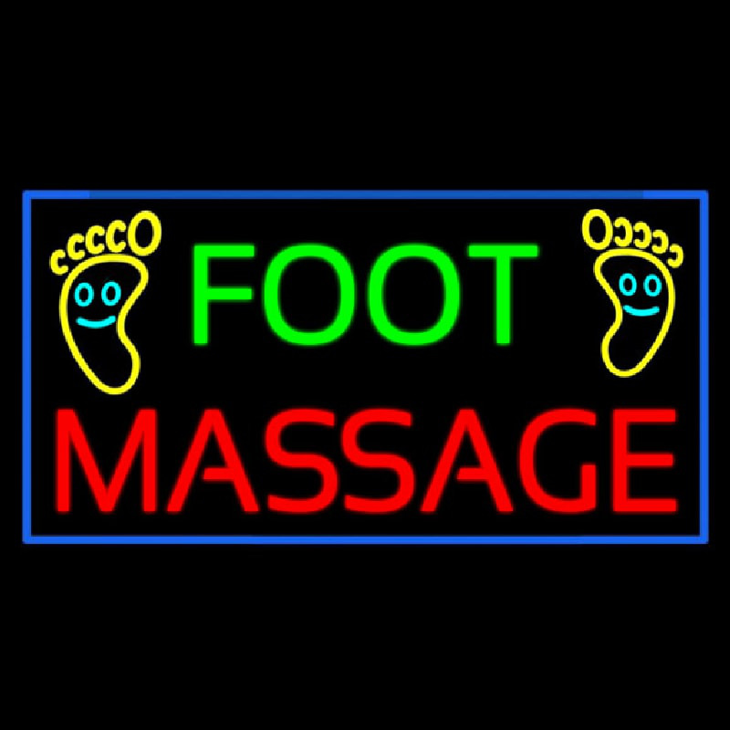 Foot Massage Neonreclame