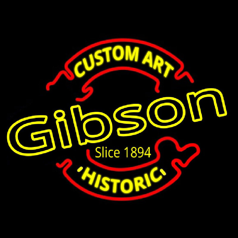 Gibson Guitar Custom Art Historic Neonreclame