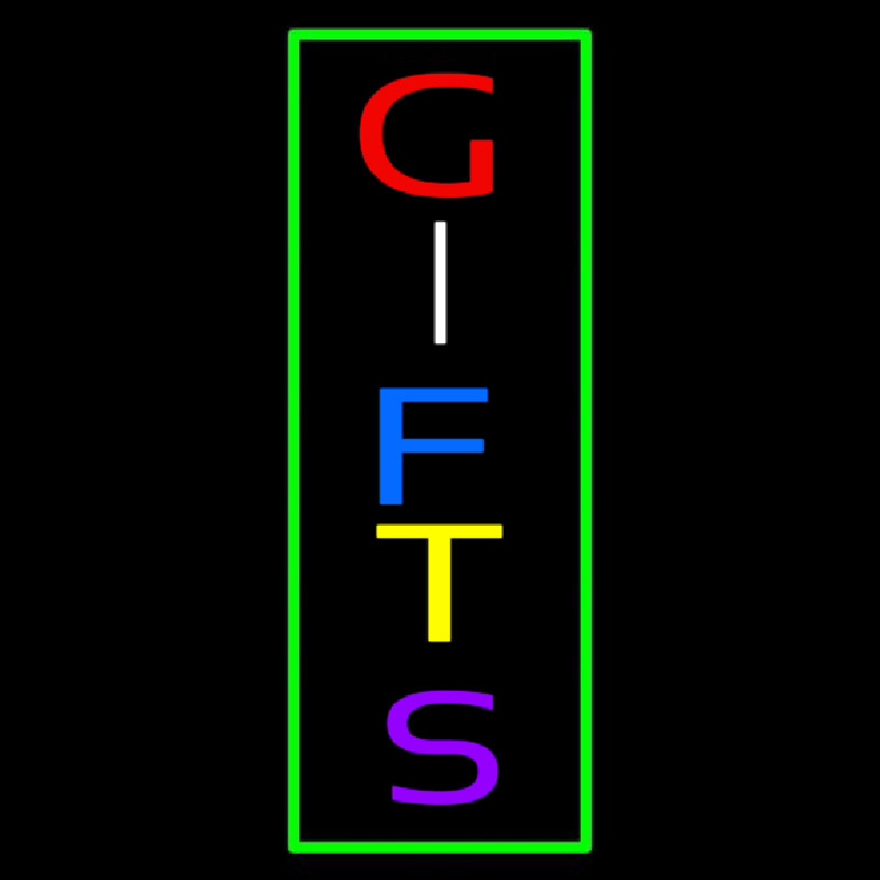 Gifts Vertical Neonreclame