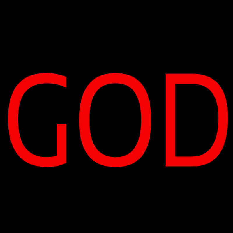 God Block Neonreclame