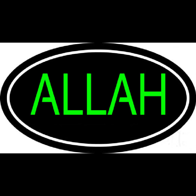 Green Allah Neonreclame