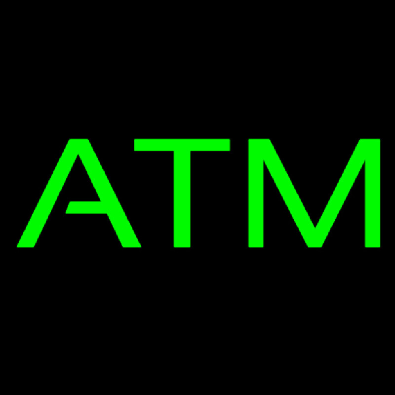 Green Atm Neonreclame