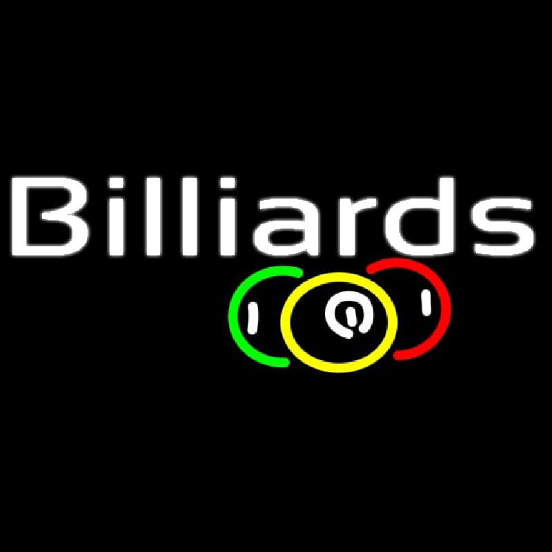 Green Billiards 2 Neonreclame