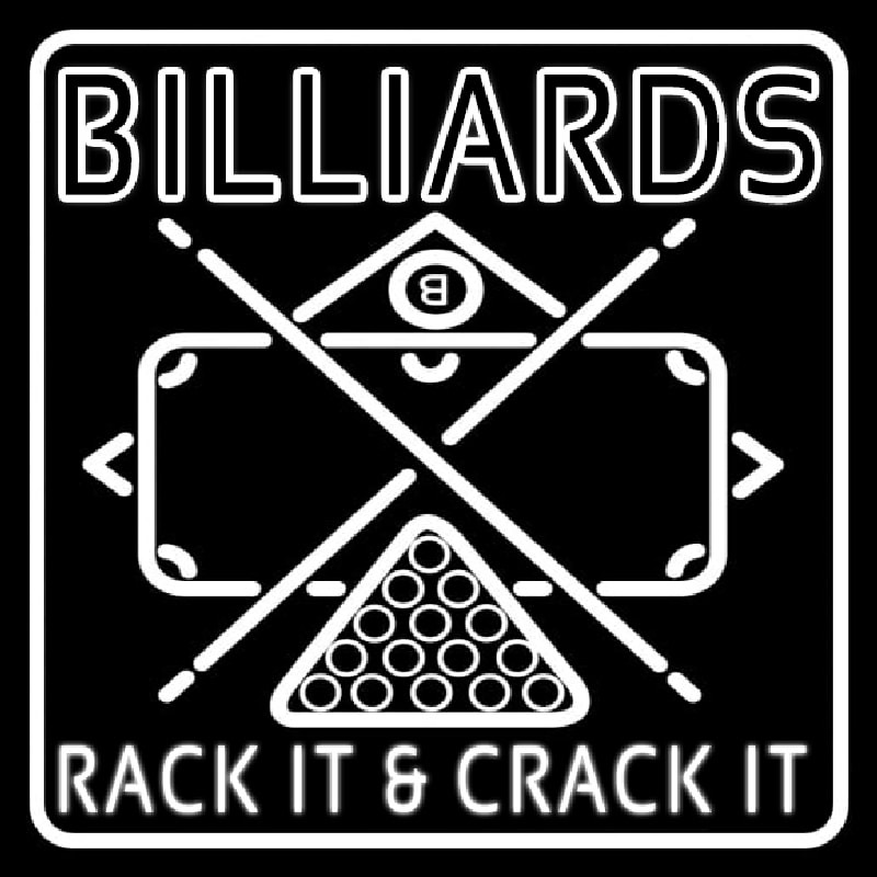 Green Billiards Rack It And Crack It 1 Neonreclame