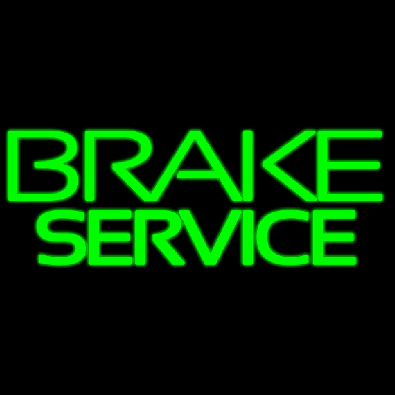 Green Brake Service Neonreclame