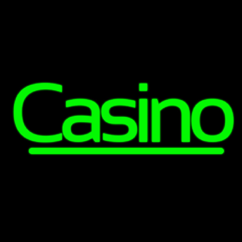 Green Color Casino Neonreclame