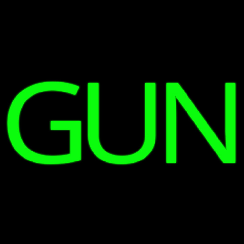 Green Gun Neonreclame