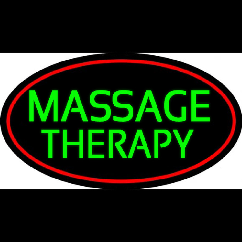 Green Massage Therapy Neonreclame