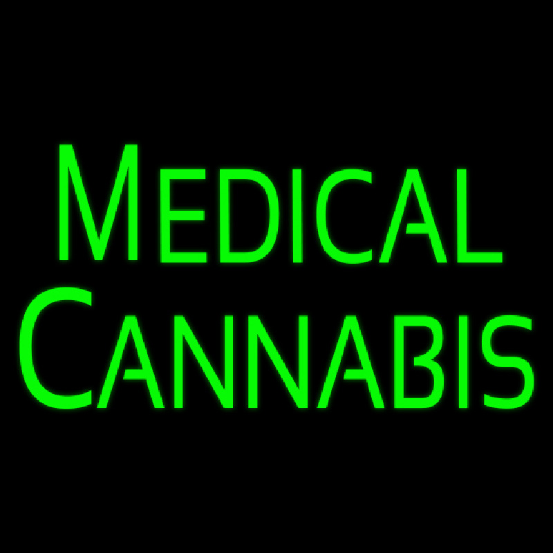 Green Medical Cannabis Neonreclame