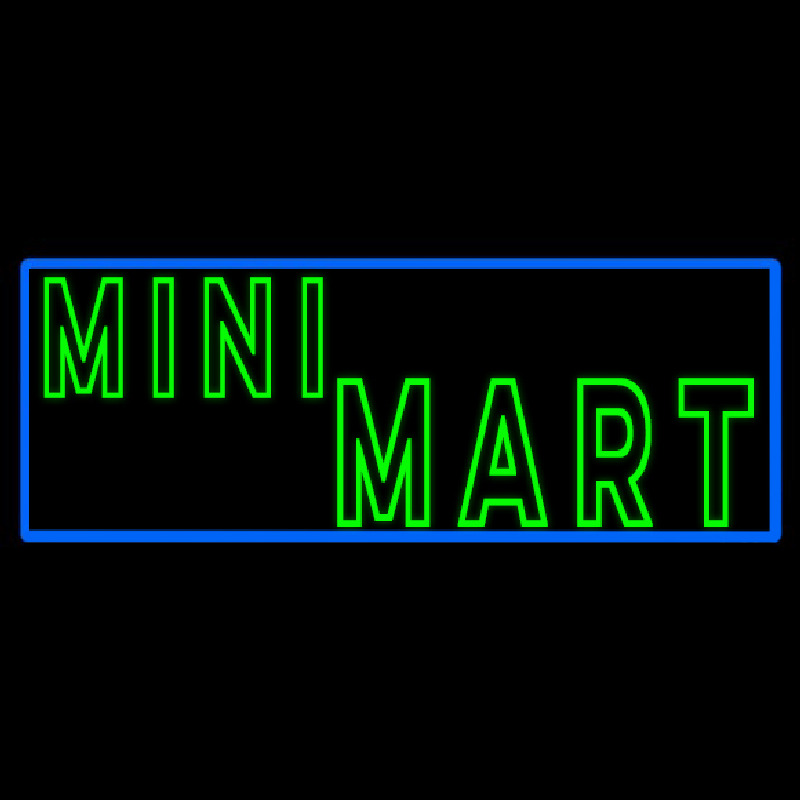 Green Mini Mart Neonreclame