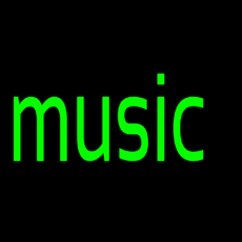 Green Music Neonreclame