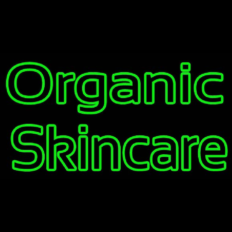 Green Organic Skincare Neonreclame