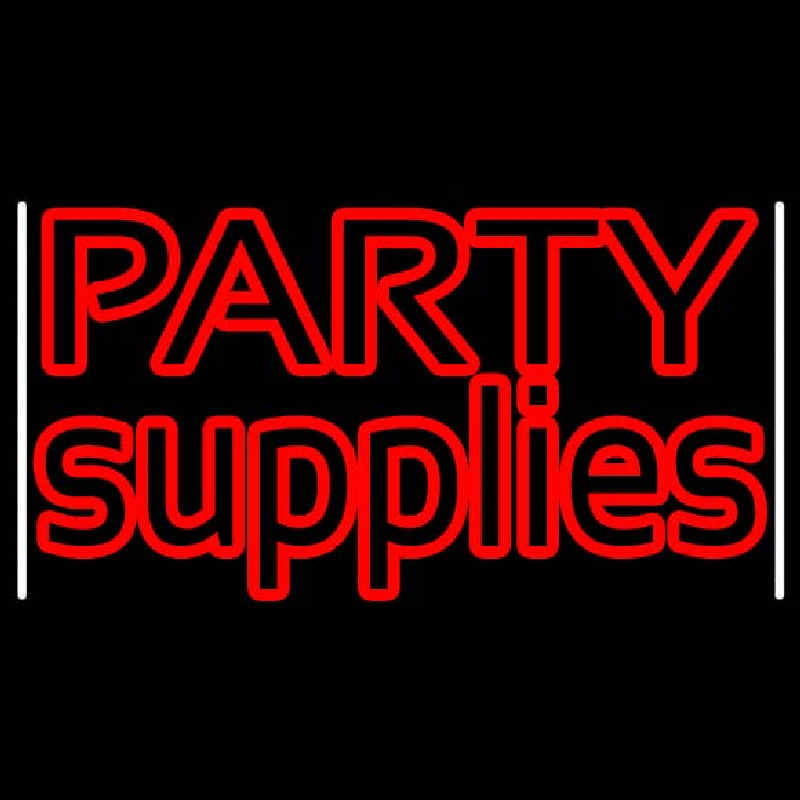 Green Party Supplies 2 Neonreclame