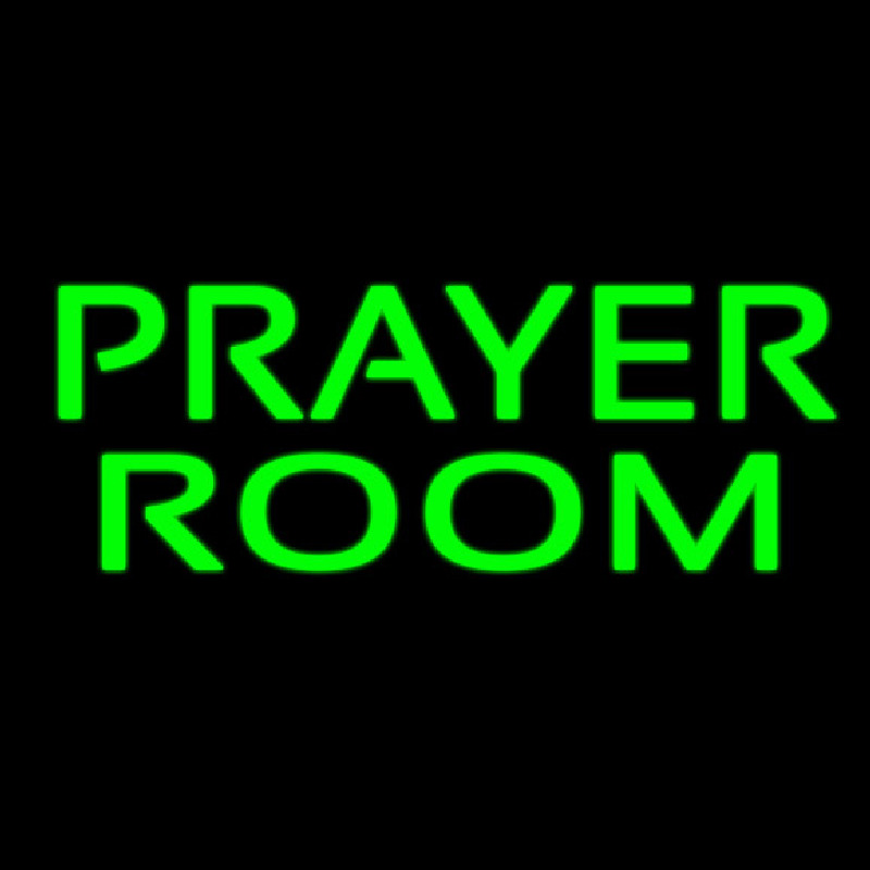 Green Prayer Room Neonreclame