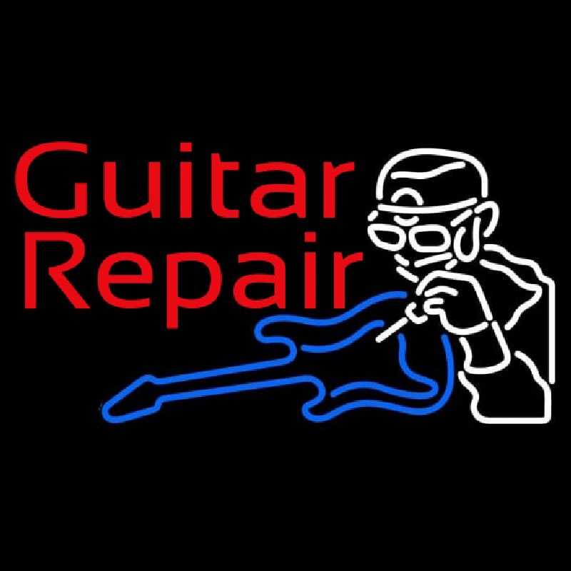 Guitar Repair 1 Neonreclame