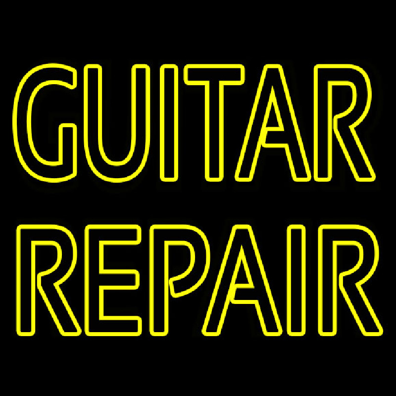 Guitar Repair Neonreclame