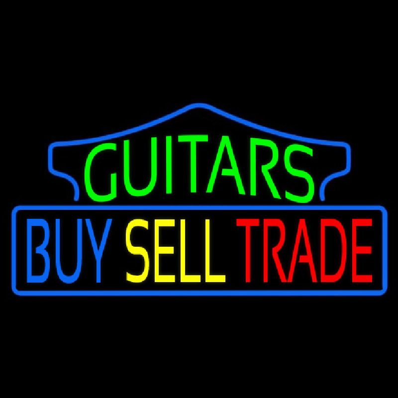 Guitars Buy Sell Trade 1 Neonreclame