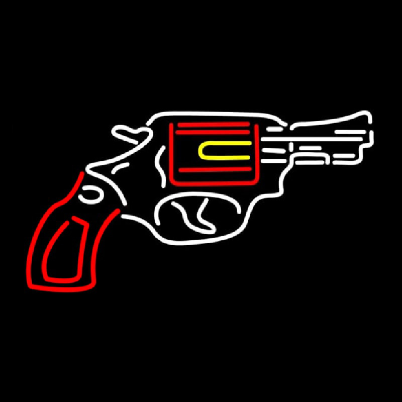 Gun Logo Neonreclame