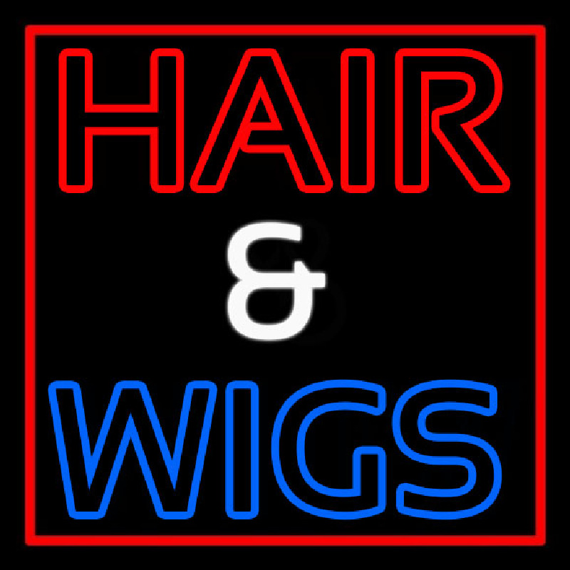 Hair And Wigs Neonreclame