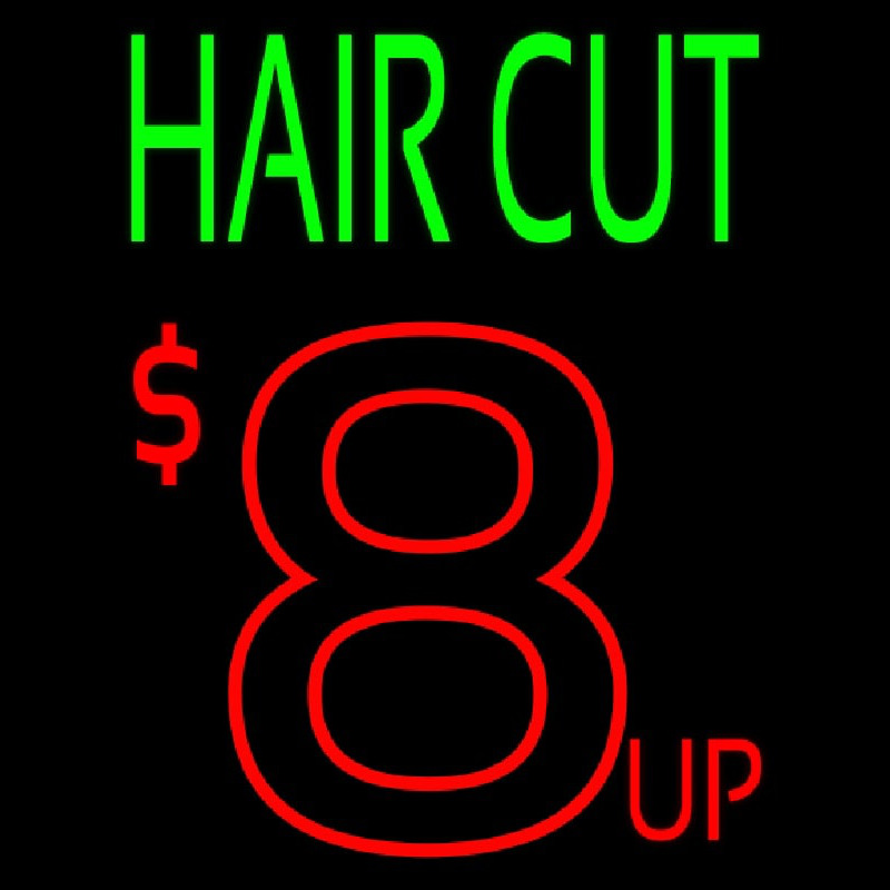 Hair Cut 8  Up Neonreclame