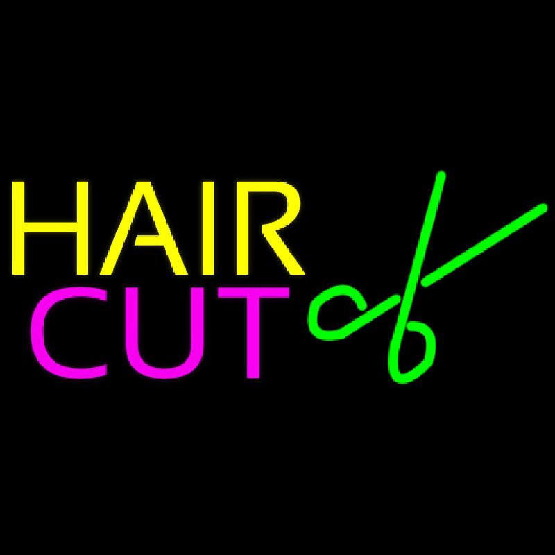 Hair Cut Logo Neonreclame