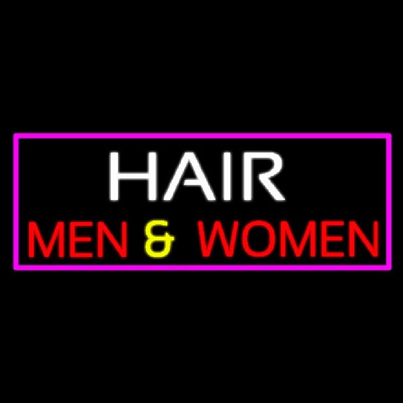 Hair Men And Women Neonreclame