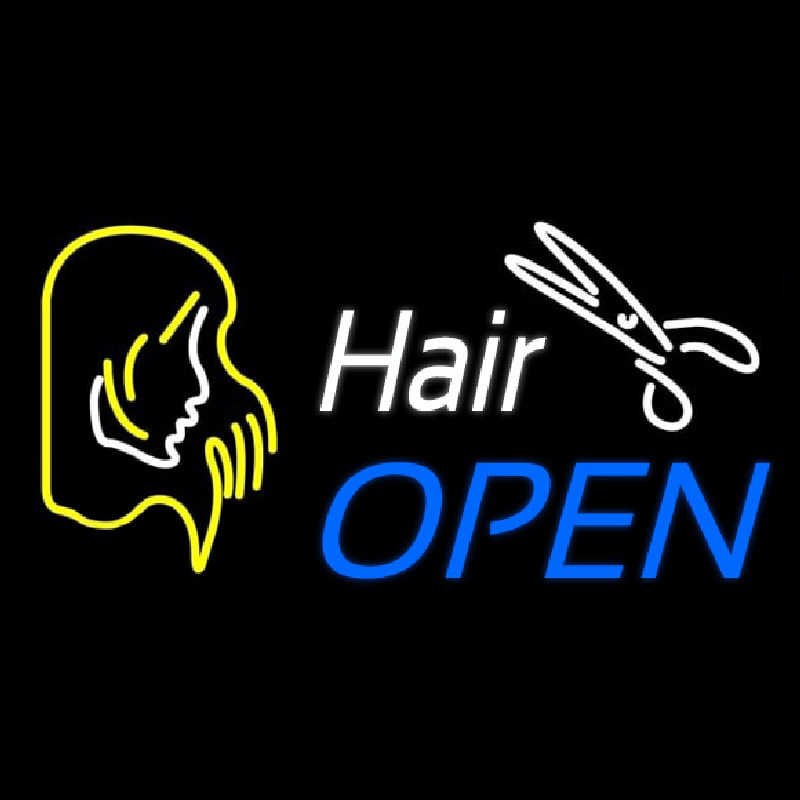 Hair Open Neonreclame