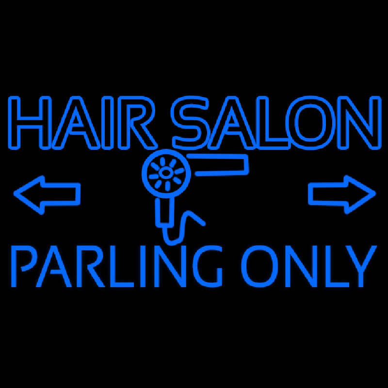 Hair Salon Parking Only Neonreclame