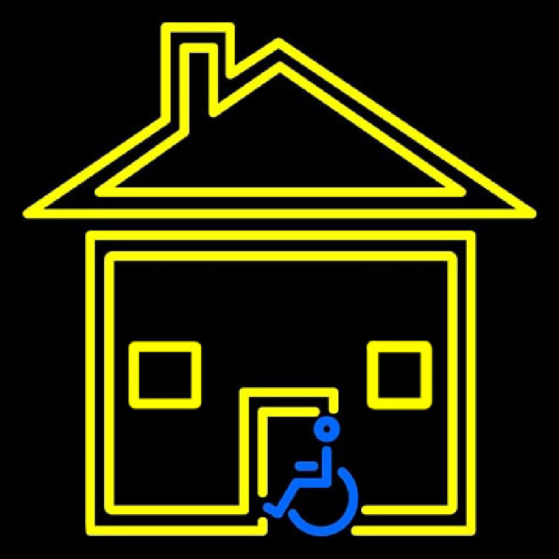 Handicapped Housing Neonreclame