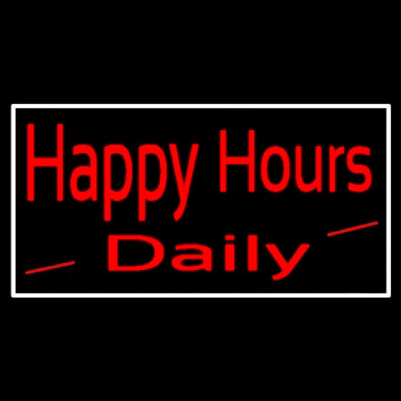 Happy Hours Daily Neonreclame