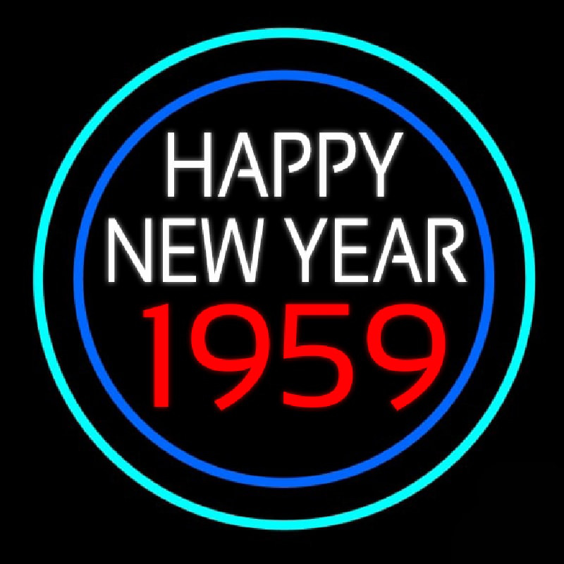 Happy New Year 1959 Bioshock Neonreclame